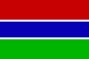 Флаг: Гамбия