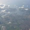 Вид на бухту Гаваны с самолета.