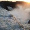 Водопад Chaudiere на закате